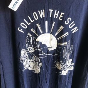 Old Navy Tops - Old Navy Blue Graphic Tee Old Navy Tops - Old Navy Blue Graphic Tee